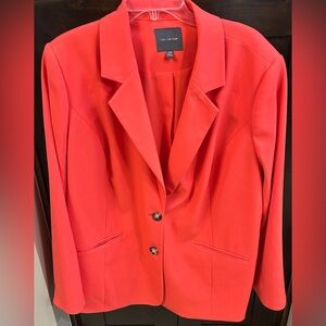 The Limited Coral Blazer Sz 20W